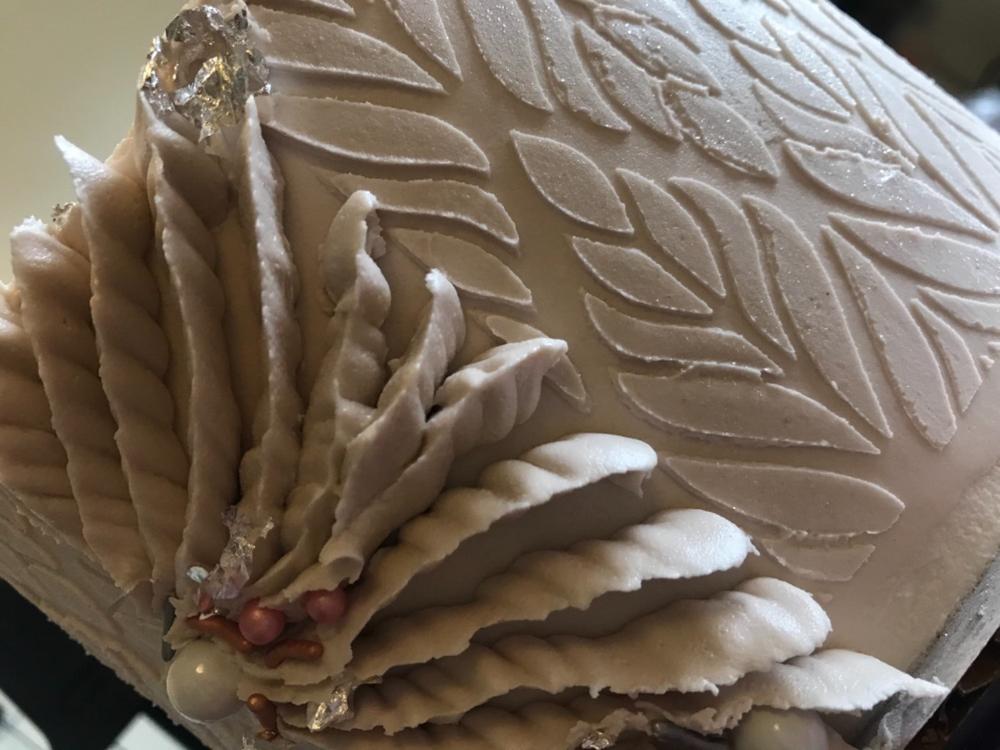 Edible Silver Leaf, Soft Press Transfer Sheets - Customer Photo From Teisha Seales