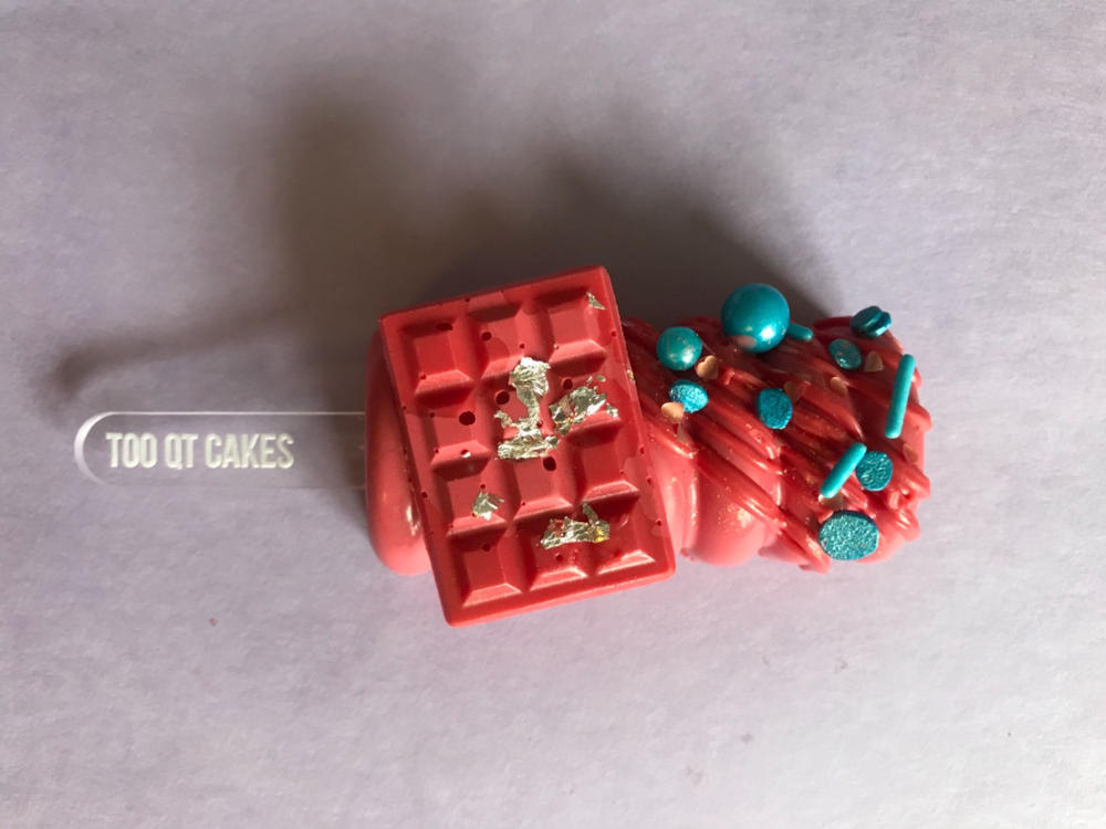 Edible Silver Leaf, Soft Press Transfer Sheets - Customer Photo From Teisha Seales