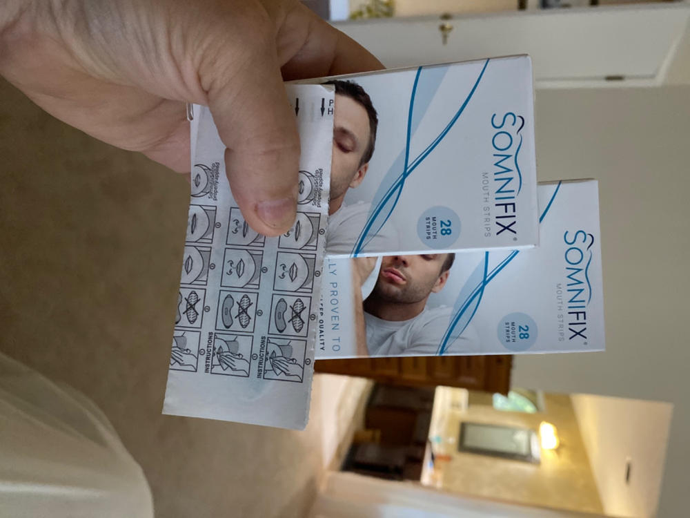 SomniFix Mouth Strips - Customer Photo From Anonymous