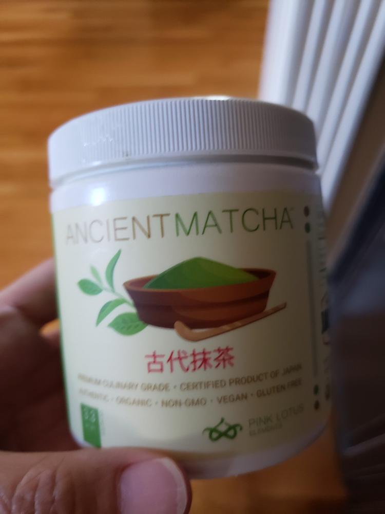 Ancient Matcha™ - Japan Certified Premium Green Tea Powder - Customer Photo From Jenn Aldana