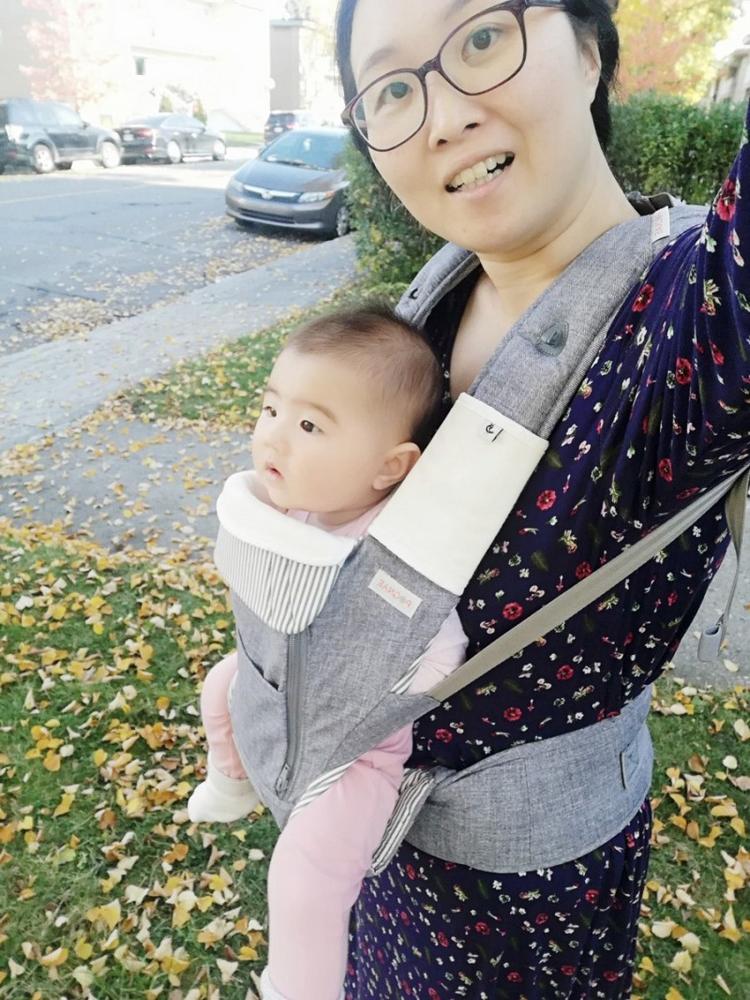 pognae no 5 organic baby hipseat carrier