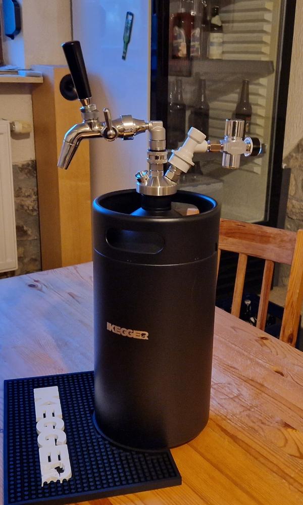 The Premium 23L Home Brew Keg Package - Customer Photo From Christopher B.