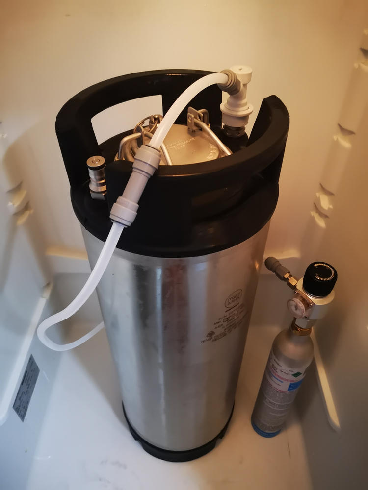 The Premium 23L Home Brew Keg Package - Customer Photo From Jens B.