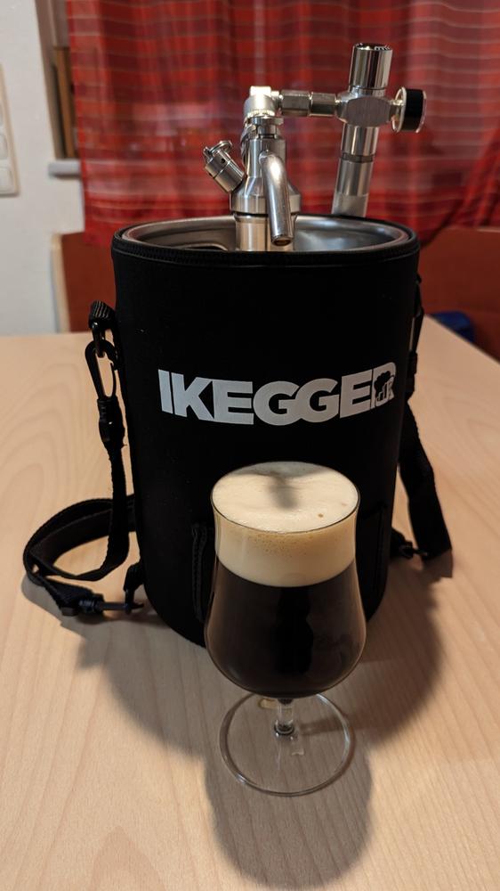Mini Keg Cooler Sleeve | Neoprene with Shoulder Strap - Customer Photo From Dirk S.