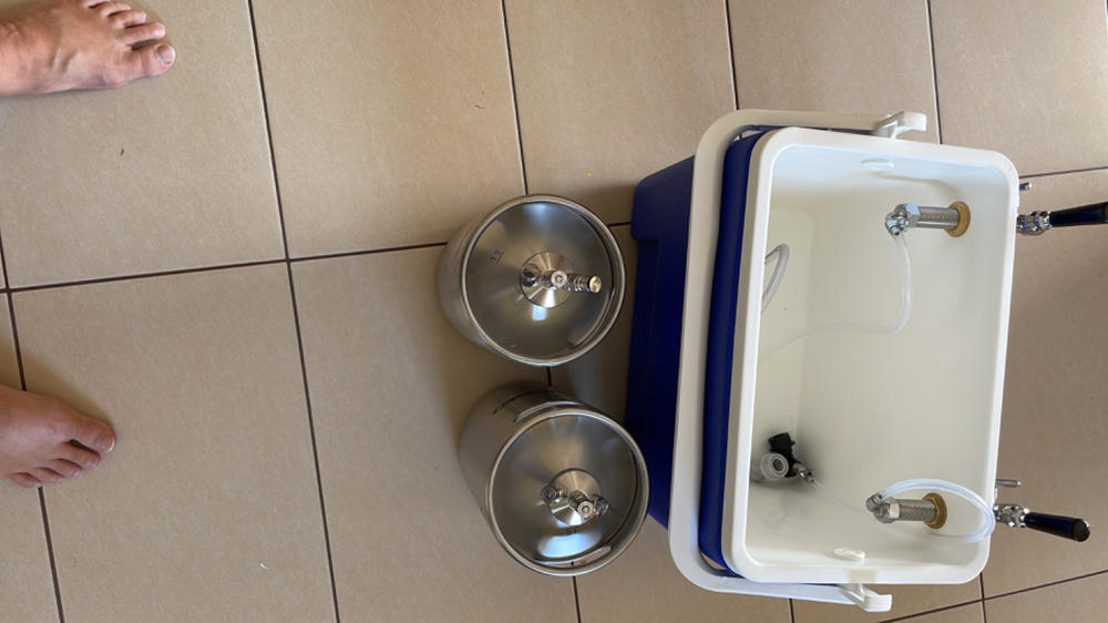 Complete Jockey Box | 2 x 5L Kegs On Tap Anywhere - Customer Photo From Sven F.
