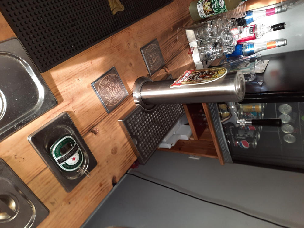 Stainless Steel Beer Drip Tray - Customer Photo From Robert W.