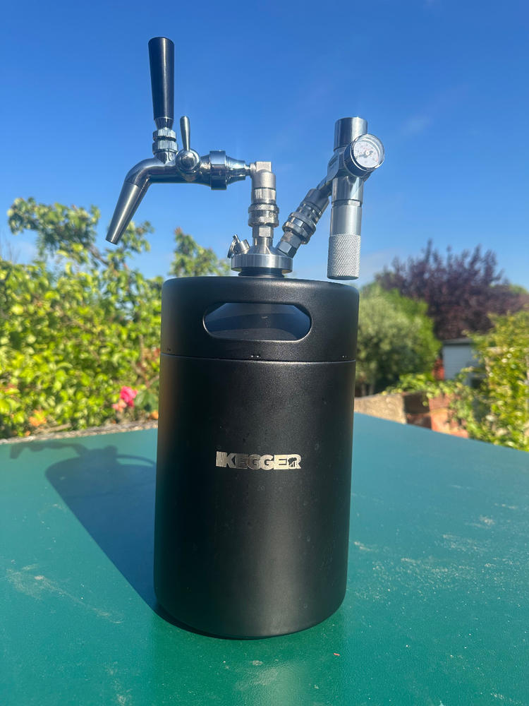 Ikegger | All In One Premium Keg Package | Co2 and Nitro - Customer Photo From Louis G.