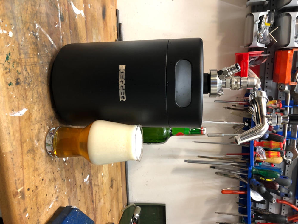 4L Insulated Mini Keg | Premium Black Edition - Customer Photo From Mark