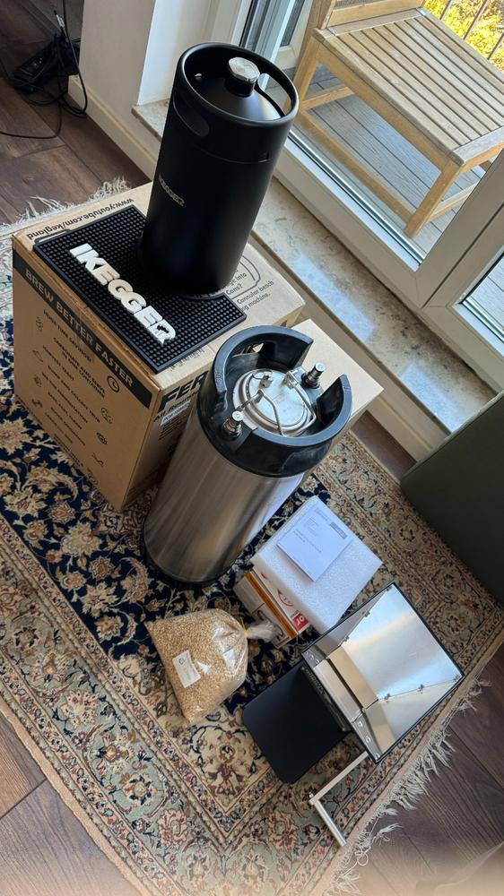 Home Brew Keg System | Complete Brew, Keg and Serve On Tap Package - Customer Photo From Tobias S.