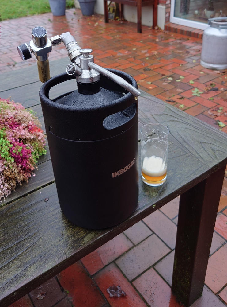 IKEGGER 2.0 | MINI KEG SYSTEM | PUSH BUTTON TAP | ANY DRINK - Customer Photo From Christian S.
