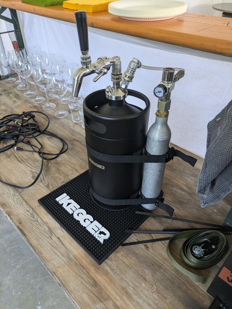 iKegger 2.0 |  Remote Gas Line & Larger Gas Bottle Adapters - Customer Photo From Elias A.