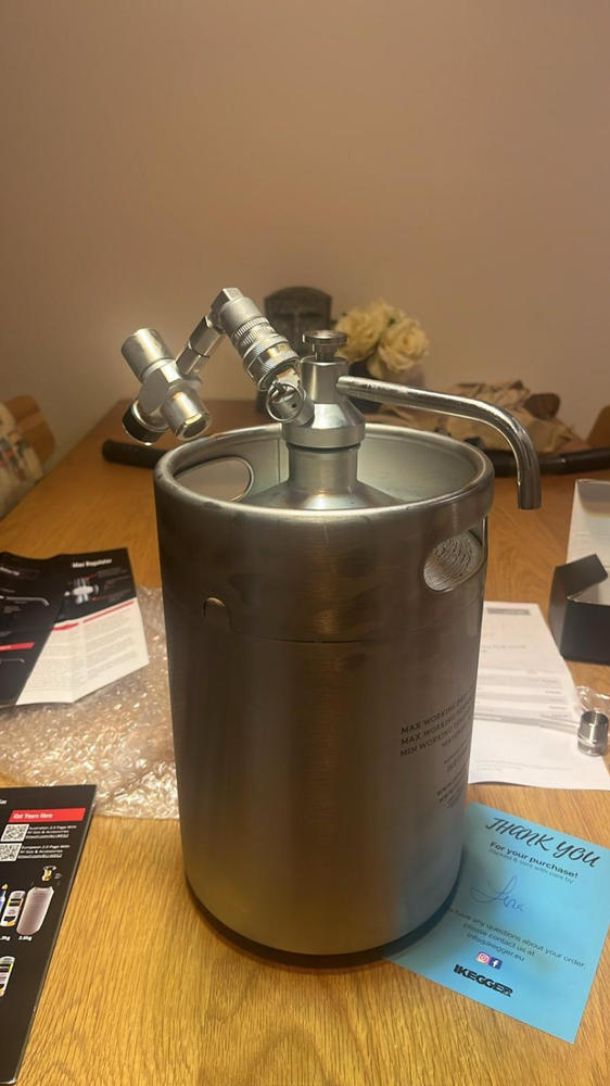 IKEGGER 2.0 | Complete Keg System | INC. GAS AND ACCCESORIES - Customer Photo From Nic M.