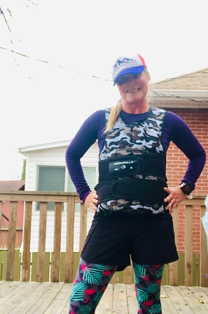 Armourdillo Weight Vest | 10kg Adjustable Weighted Vest| Camo - Customer Photo From Andrea Richardson