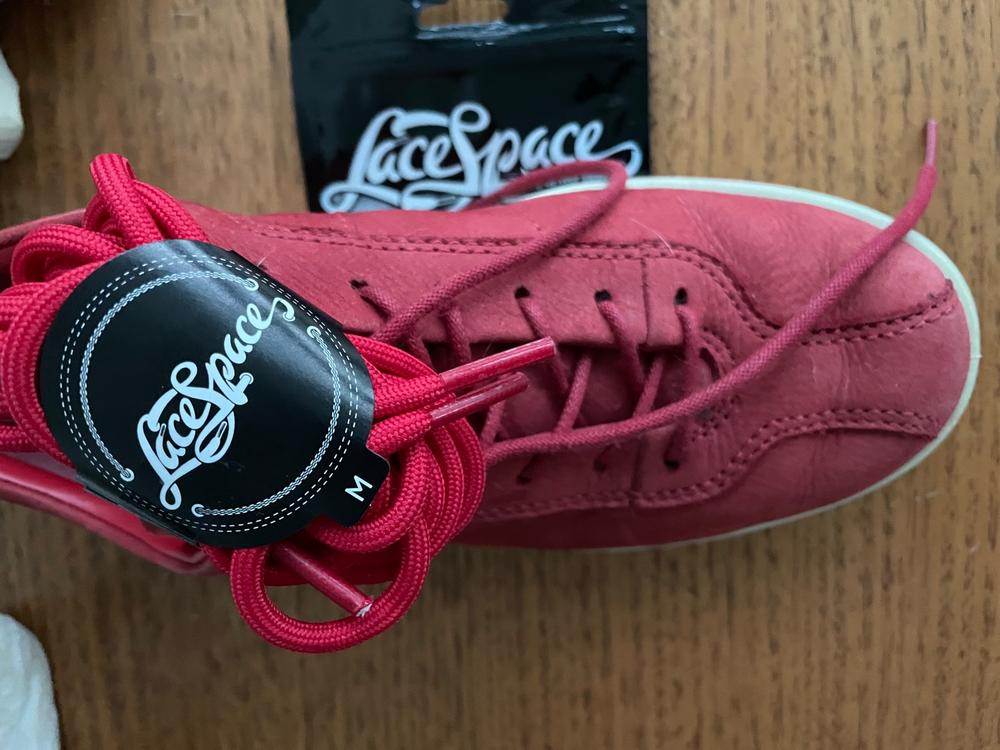 Red Rope Laces - Essentials Collection - Customer Photo From Amelia Boyle