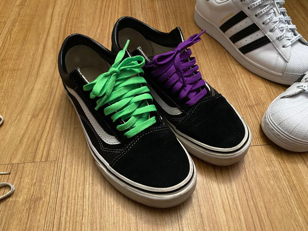 Green Flat Laces - Essentials Collection - Customer Photo From Jeffrey