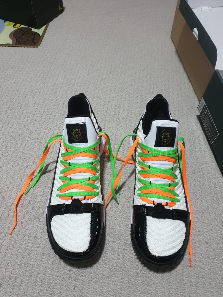 Green Flat Laces - Essentials Collection - Customer Photo From Guiseppe S.