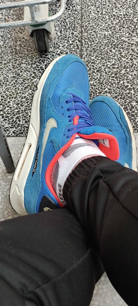 Blue Flat Laces - Essentials Collection - Customer Photo From Chris