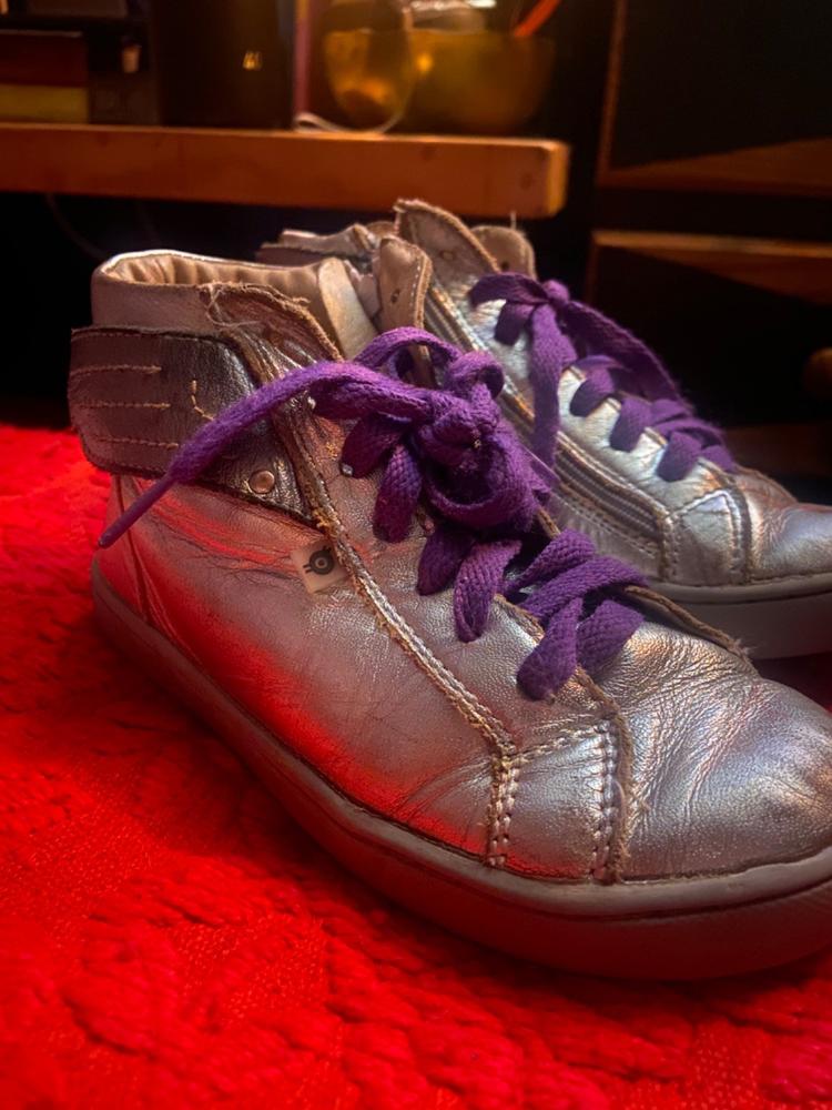 Purple Flat Laces - Essentials Collection - Customer Photo From kelly davis