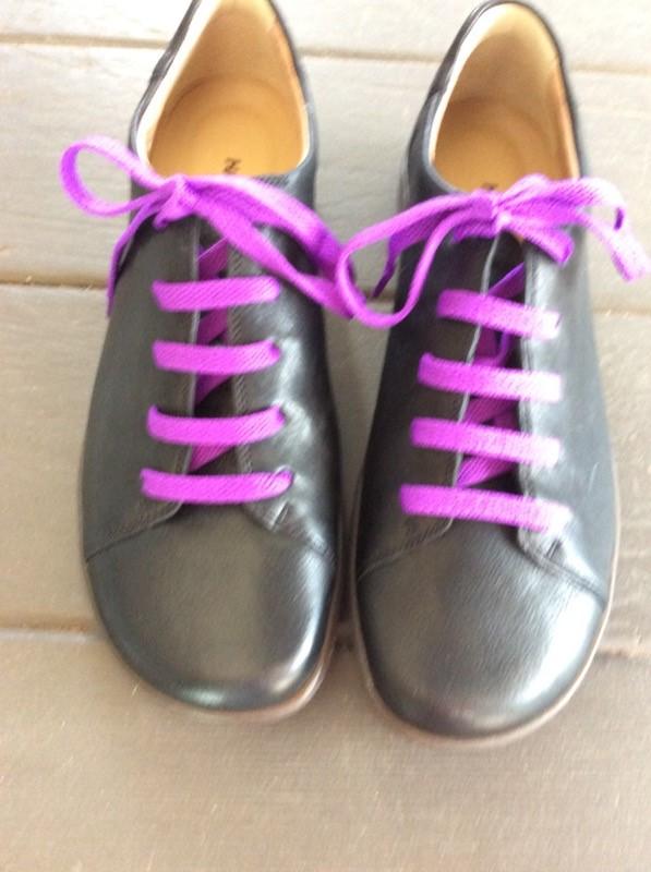 Purple Flat Laces - Essentials Collection - Customer Photo From Eva Robey 