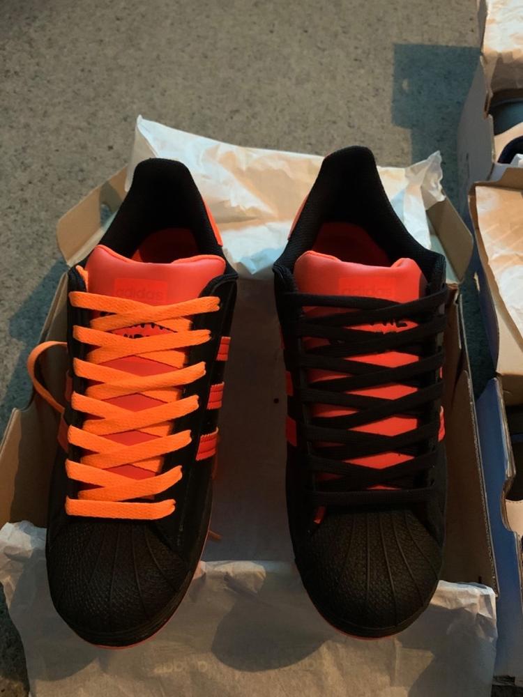 Orange Flat Laces - Essentials Collection - Customer Photo From Dan