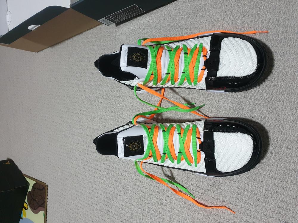 Orange Flat Laces - Essentials Collection - Customer Photo From Guiseppe S.