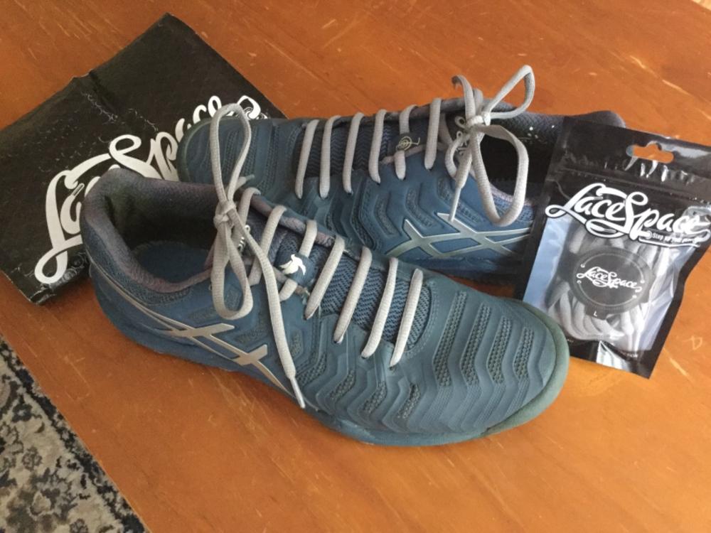 Grey Oval Laces - Essentials Collection - Customer Photo From Clay Berry