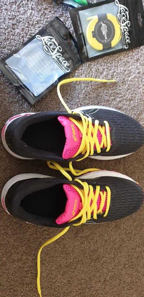 Yellow Oval Laces - Essentials Collection - Customer Photo From Christina