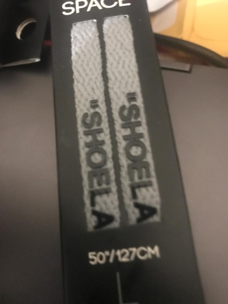 "SHOELACES" Off White Flat Lace Megapack - Customer Photo From Joe Brosnan