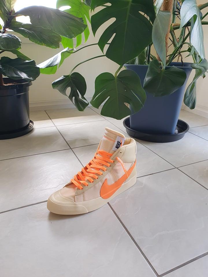 Orange - "SHOELACES"  inspired by OFF-WHITE x Nike- Flat Laces - Customer Photo From Dusan Maslarevic