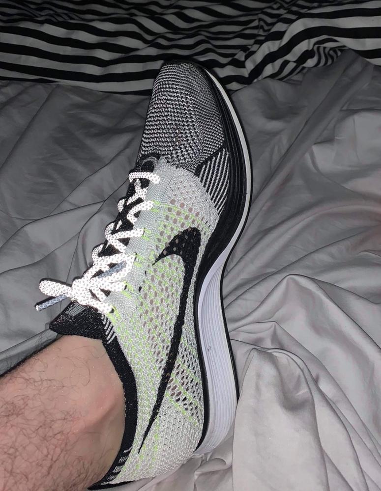 Black/3M Reflective Classic Rope Lace - Customer Photo From Paul Kollias