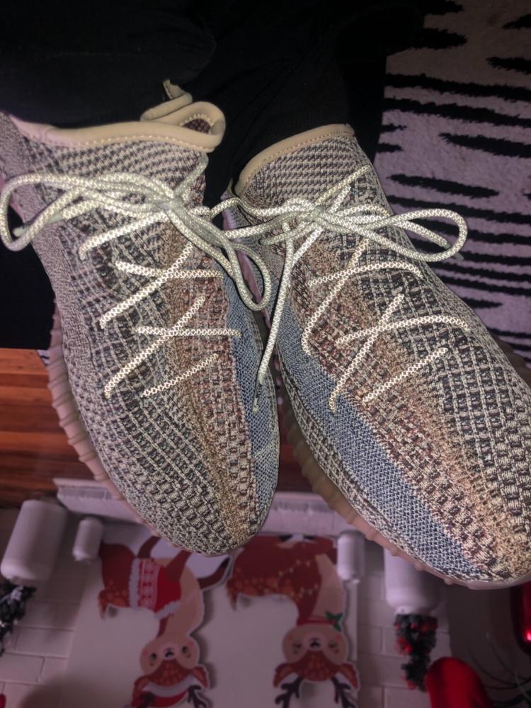White/3M Reflective Classic Rope Lace - Customer Photo From Adam D.