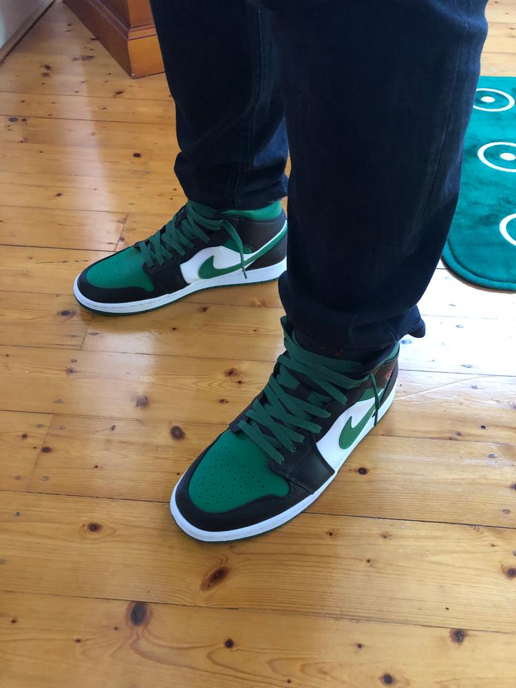 Pine Green Flat Laces - Essentials Collection - Customer Photo From Salo#86