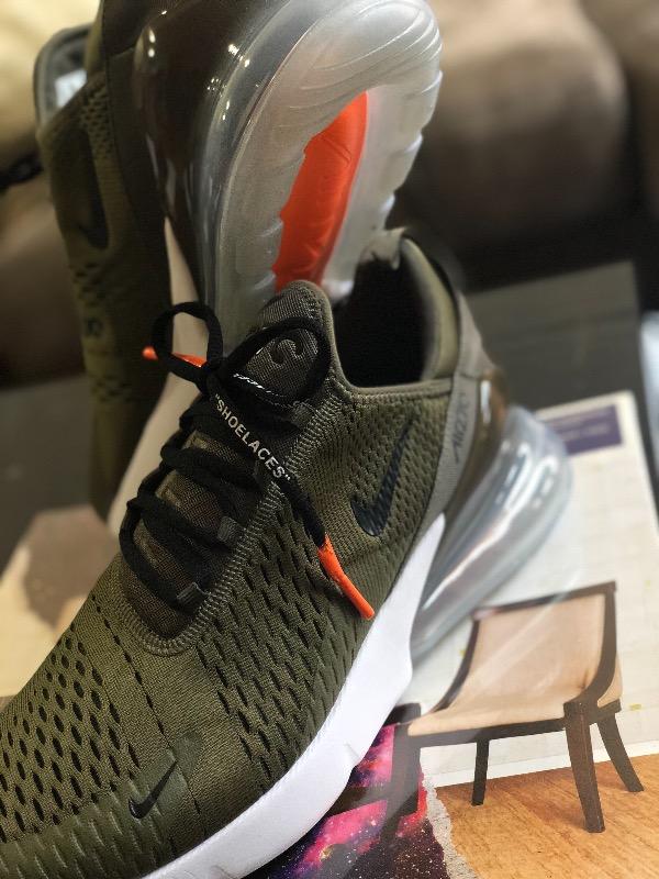 Oval -  "SHOELACES"  inspired by OFF-WHITE x Nike - Black w/ Orange Tip - Air Max - Customer Photo From Taeshawn C.