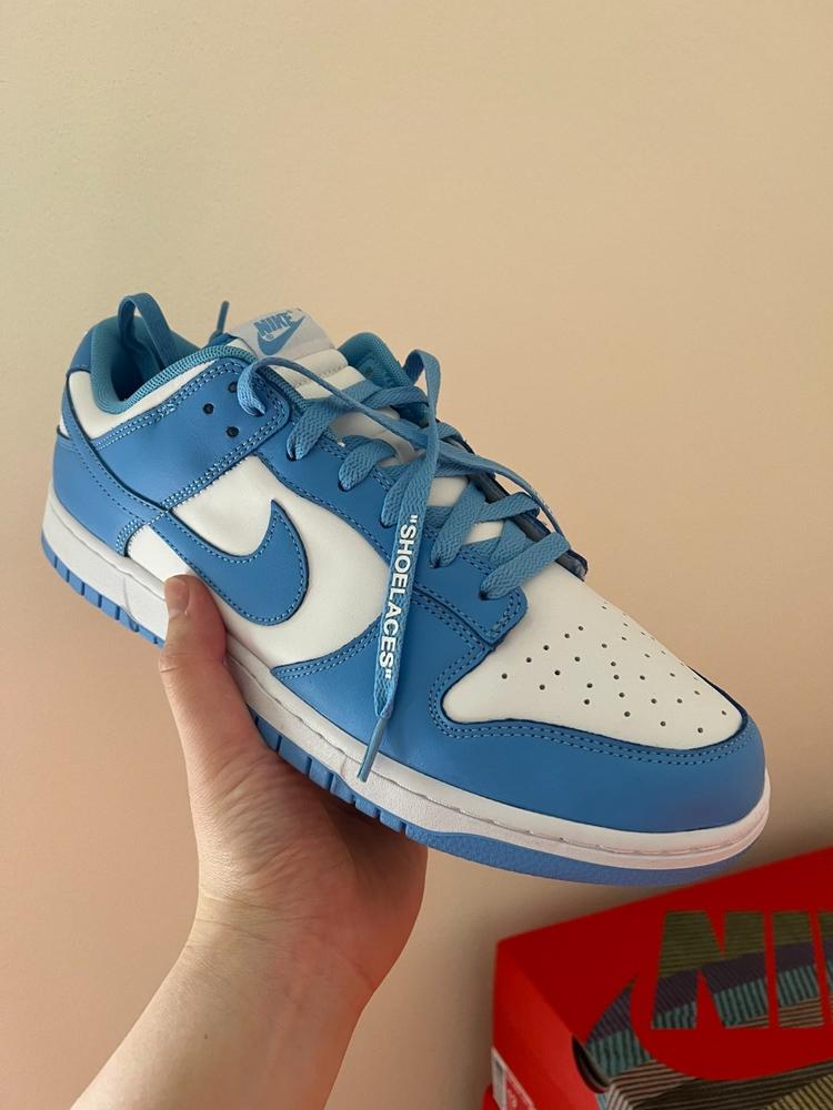 Blue - "SHOELACES"  inspired by OFF-WHITE x Nike- Flat Laces - Customer Photo From Richard Ly