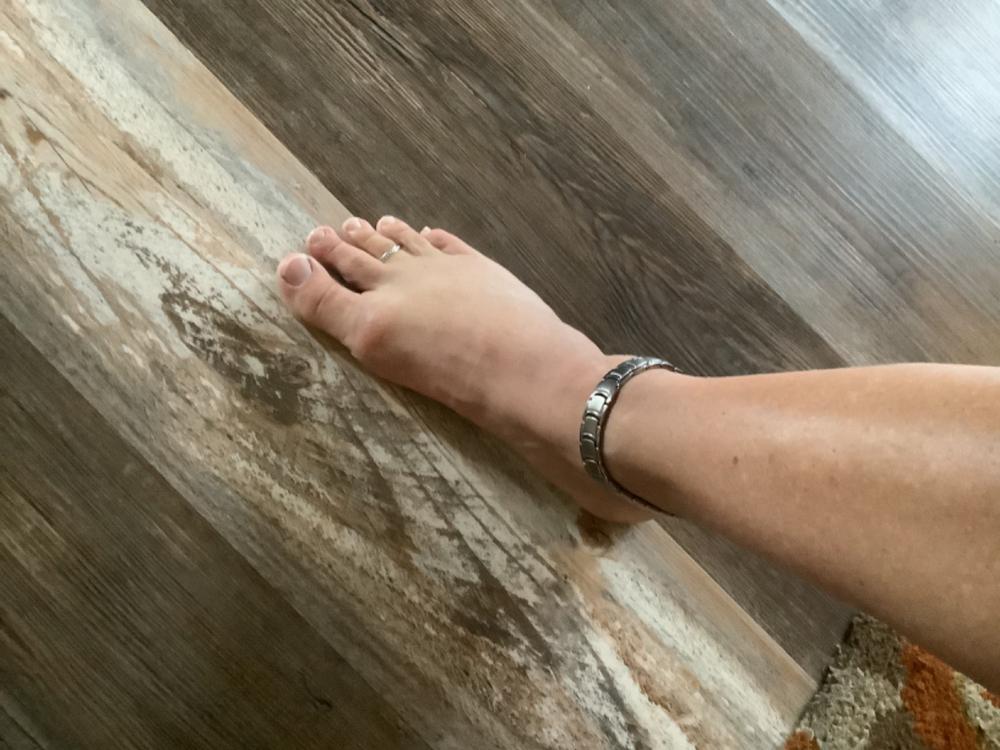 Twisted Cable Magnetic Bracelet Cuff (Silver) - Customer Photo From Michael Byer