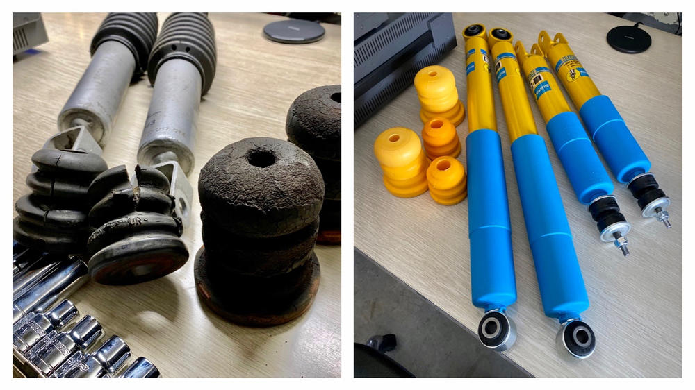 Bilstein 4600 Monotube OEM Shocks Set for 2000-2006 Chevrolet Suburban 1500 4WD AWD RWD - Customer Photo From James Reedy