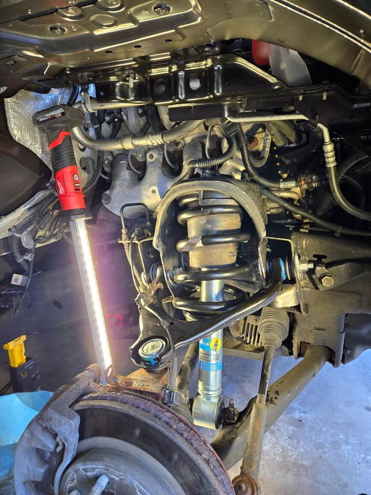Bilstein 5100 Monotube Adjustable Strut & Shocks Set for 2014-2018 Chevrolet Silverado 1500 4WD - Customer Photo From James Hauenstein