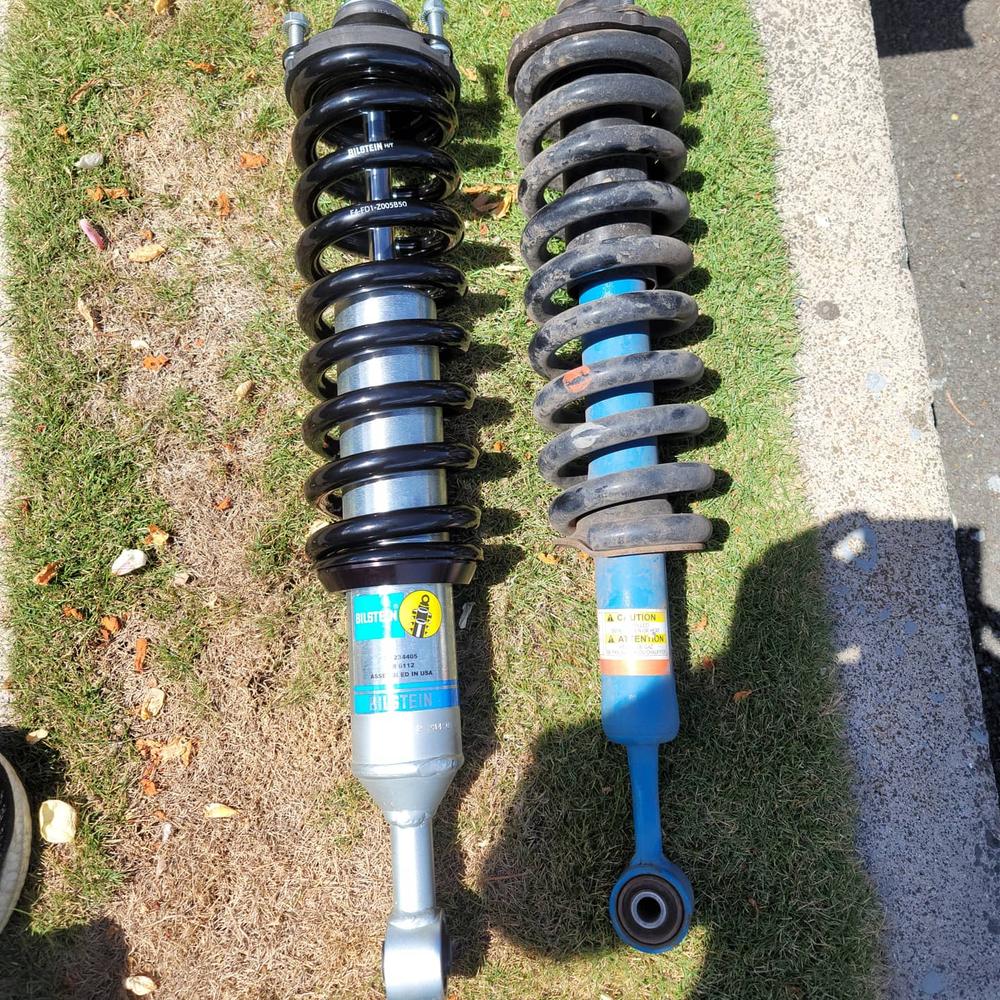 Bilstein 6112 Strut & Spring + Rear 5160 Reservoir Shocks Set for 2016-2023 Toyota Tacoma 4WD RWD 6 Lug - Customer Photo From D. Hicks