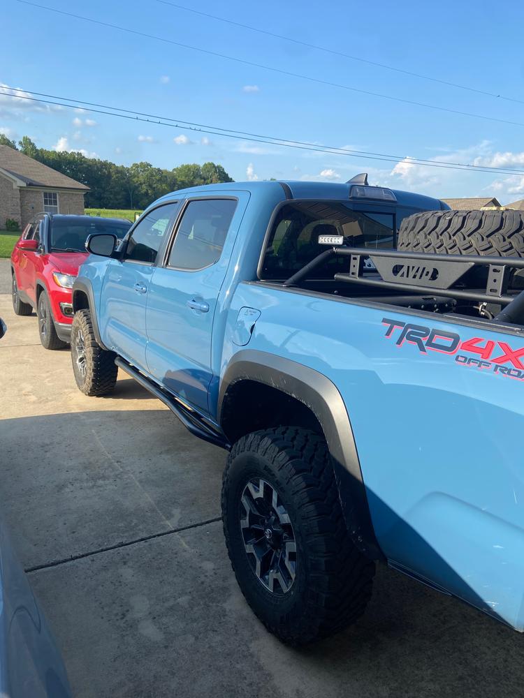 Bilstein 6112 Strut & Spring + Rear 5160 Reservoir Shocks Set for 2016-2023 Toyota Tacoma 4WD RWD 6 Lug - Customer Photo From Kristopher