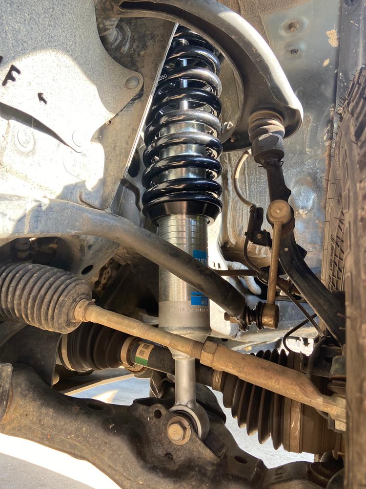 Bilstein 6112 Strut & Spring + Rear 5160 Reservoir Shocks Set for 2016-2023 Toyota Tacoma 4WD RWD 6 Lug - Customer Photo From Kristopher