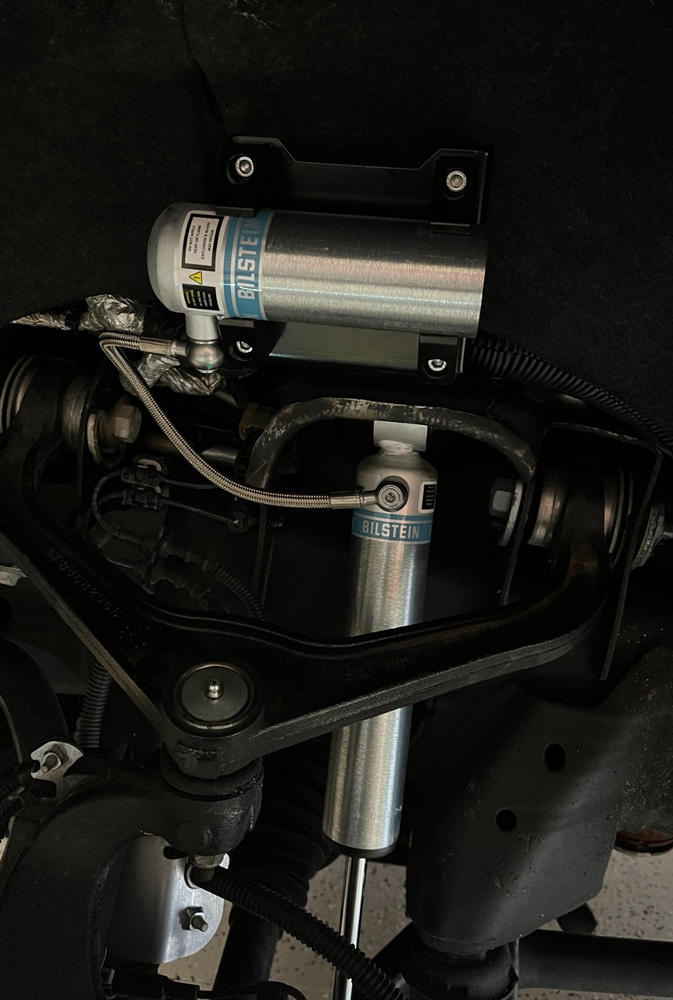 Bilstein 5160 w/ Remote Reservoir Shocks Front Pair for 2011-2021 Chevrolet Silverado 2500 HD 4WD RWD - Customer Photo From Robert Bartley