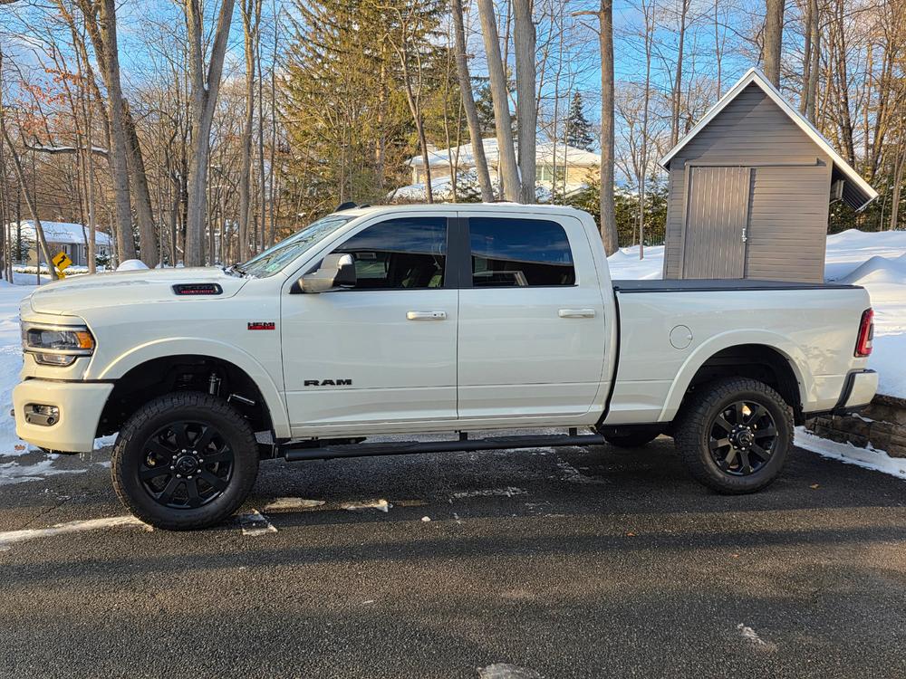 Bilstein B8 5162 Leveling Kit + Rear 5160 Reservoir Shocks for 2014-2022 Ram 2500 4WD w/2" lift Gas - Customer Photo From Trevor M