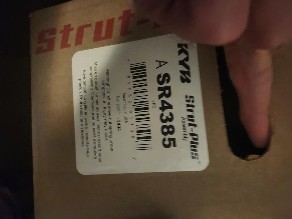 KYB Strut Plus Shocks & Spring Assembly Set for 2010-2014 Subaru Outback AWD - Customer Photo From James Waite