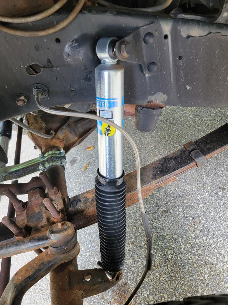 Bilstein B8 5125 Monotube Shocks Set for 1969-1987 Chevrolet K10 4WD w/6" lift - Customer Photo From Brandon Hooper