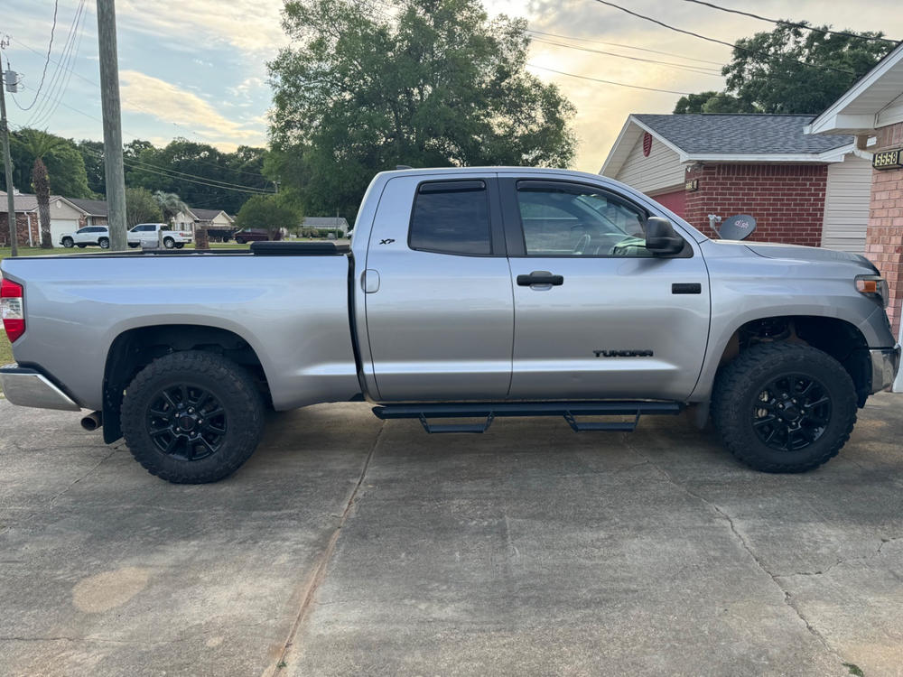 Bilstein 6112 Strut & Spring Assembled + Rear 5100 Shocks Set for 2007-2021 Toyota Tundra 4WD - Customer Photo From Richard Fennell