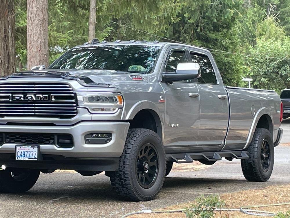 Bilstein 5160 w/ Remote Reservoir Shocks Rear Pair for 2013-2022 Ram 3500 4WD - Customer Photo From Matt