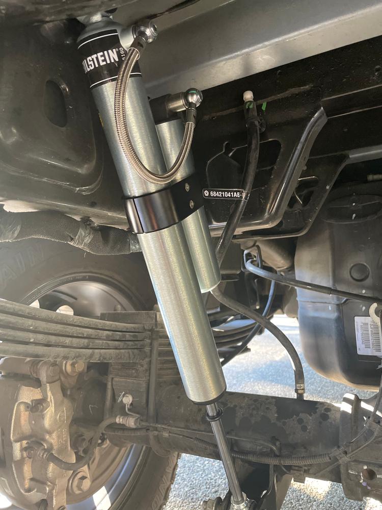 Bilstein 5160 w/ Remote Reservoir Shocks Rear Pair for 2013-2022 Ram 3500 4WD - Customer Photo From Matt