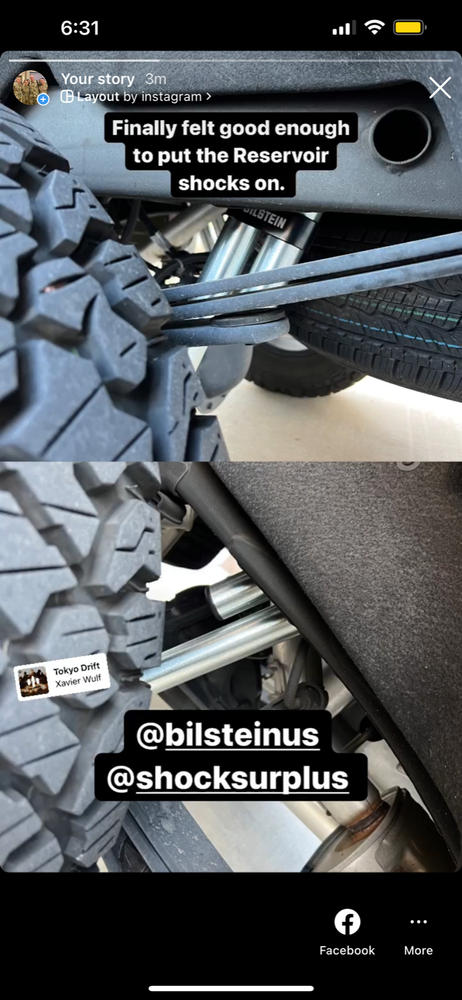 Bilstein 5160 w/ Remote Reservoir Shocks Rear Pair for 2019-2023 Chevrolet Silverado 1500 4WD RWD w/1-3" lift - Customer Photo From Matthew Sword