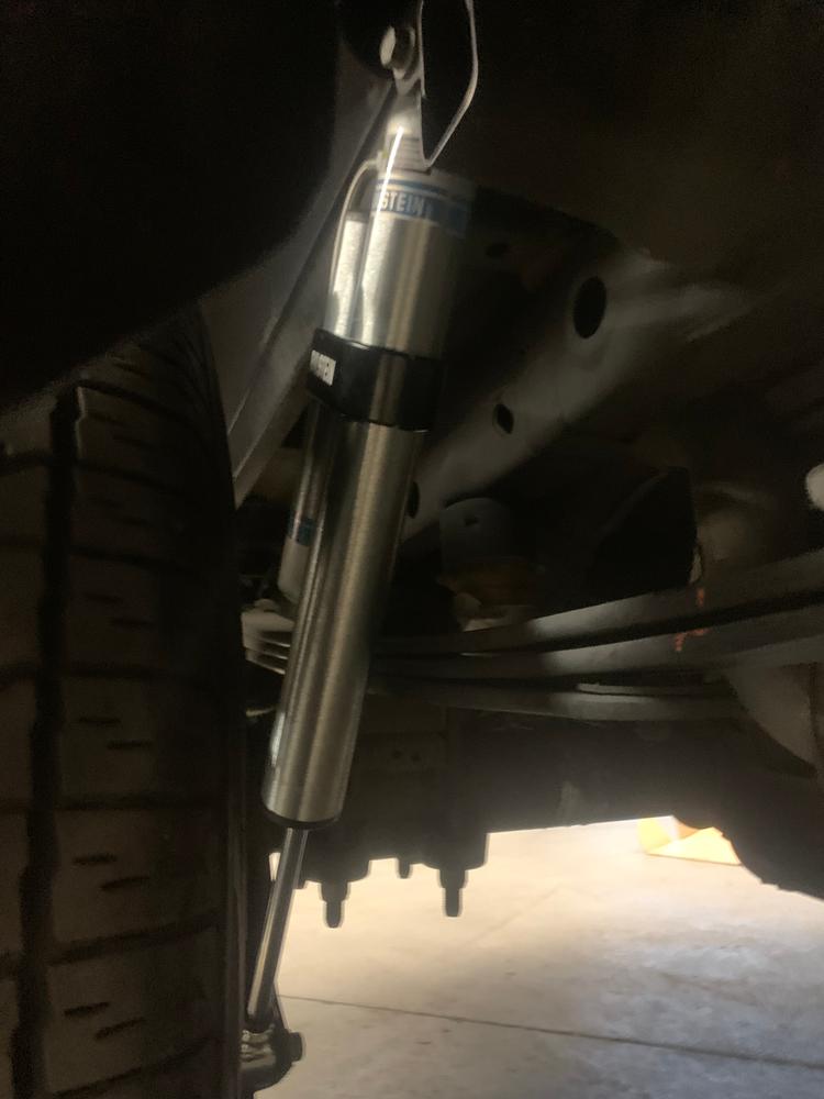 Bilstein 6112 Strut & Spring Assembled + Rear 5160 Reservoir Shocks Set for 2021-2023 Ford F150 4WD - Customer Photo From Donald L. 