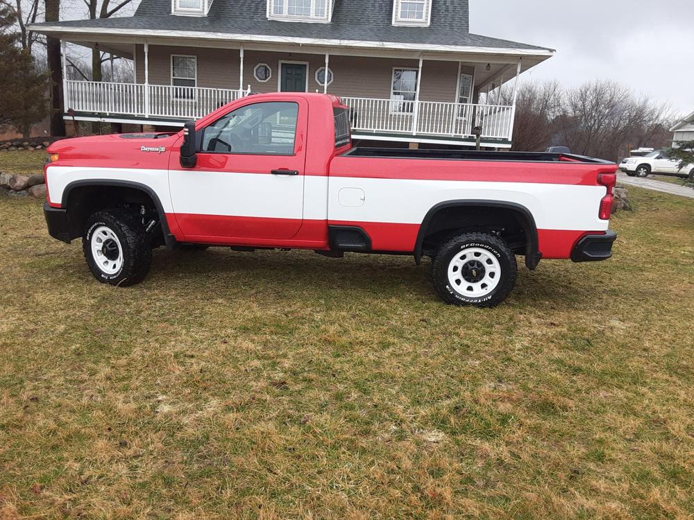 Bilstein B8 5160 w/ Remote Reservoir Shocks Rear Pair for 2011-2021 Chevrolet Silverado 3500 HD 4WD RWD - Customer Photo From Patrick Ash